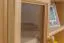 Mobile porta TV in pino massiccio naturale "004" | Design moderno | 55 x 156 x 47 cm | 2 passacavi