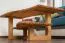 Tavolino in faggio massello oliato | Design moderno | 47 x 110 x 70 cm | Nature 10