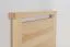 Letto singolo in pino massello naturale | Rete a doghe inclusa | 90 x 200 cm | Design moderno e resistente