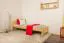 Letto singolo 80, pino massello, naturale, incl. rete a doghe - 80 x 200 cm
