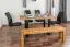 Tavolo da pranzo Nature 413 | Rovere massello oliato | Piano liscio | 160 x 90 cm