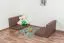 Set di 2 cuscini marroni per letto a soppalco Tim | Comfort ottimale | Praticità per la zona notte