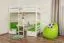 Set 2 cuscini per letto a soppalco Tim | Verde vivace | Comfort ottimale | Dimensioni compatte
