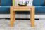 Tavolino pino massello color ontano Junco 485 | Design moderno | 50 x 60 x 60 cm | Facile montaggio