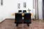 Tavolo pranzo in faggio massello oliato | Piano liscio | 140 x 90 cm | Design moderno | Wooden Nature 411