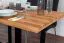 Tavolo da pranzo in faggio massello oliato | Piano rustico | 140 x 90 cm | Wooden Nature 411