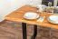 Tavolo pranzo in faggio massello oliato | Piano liscio | 140 x 90 cm | Design moderno | Wooden Nature 411