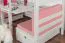 Coppia di cuscini per letto a soppalco rosa "Tim" | Comfort superiore | Design moderno