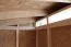 Capannone Schweiggers con doppia porta, tetto con tegole bituminose, pavimento incluso, superficie utile: 9 m², tetto a una falda, 236 x 368 cm, con finestra, finitura naturale