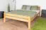 Letto matrimoniale francese Easy Premium Line K35 | Faggio massello naturale | 140 x 200 cm | Rete a doghe avvolgibile | Robusto e stabile