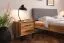 Letto francese Kumeu 01 | Faggio massello oliato | 140 x 200 cm | Design elegante
