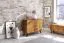 Cassettiera 100 x 136 x 45 cm | Rovere massello oliato | 4 cassetti, 2 ante | Wooden Nature Premium