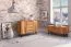 Cassettiera Masterton 09 in faggio massello oliato | 100 x 136 x 45 cm | Design elegante