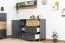 Soggiorno moderno 10 pezzi | Finitura antracite lucido e noce | Design contemporaneo e funzionale | Serie Vaitele