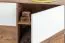 Arredo soggiorno moderno 5 pezzi | Rovere marrone e bianco lucido | Set "Manase" | Design contemporaneo