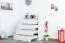 Cassettiera Sabadell 20 | Bianco lucido | 87 x 90 x 48 cm | 4 cassetti capienti | Design moderno