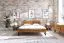 Letto matrimoniale Masterton 02 | Rovere massello selvatico oliato | 160 x 200 cm | Design elegante