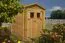 Casetta da giardino prefabbricata Vienna, spessore 19 mm - 200 cm x 200 cm (l x p) - incl. cartone catramato