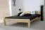 Letto alla francese "A1", pino massiccio, naturale, incl. rete a doghe - 140 x 200 cm