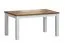 Tavolo estensibile Segnas 15 | Pino bianco e rovere marrone | 82 x 160-203 x 90 cm | Stile country