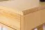 Scrivania Aurornis 64 | Pino massiccio naturale | 75 x 96 x 40 cm | Design moderno e robusto