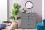 Cameretta moderna Kule 4 pezzi | Grigio grafite | Armadio, cassettiera, 2 comodini | Protezione ABS