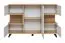 Cassettiera Austgulen 06 | Rovere Riviera e Grigio Chiaro | 8 scomparti | 106 x 160 x 40 cm