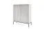 Set soggiorno Worthing 4 pezzi | Grigio, nero e oro | Design moderno ed elegante