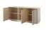 Soggiorno 3 pezzi Finghall | Beige oro | Mobile TV, madia, armadietto | ABS bordi | Soft-Close