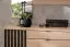 Set ingresso 5 pezzi Angvik | Rovere e nero | 2 scarpiere, armadio, mensola con specchio, appendiabiti 4 ganci