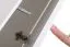 Pensile da parete Raudberg 37 bianco | Illuminazione LED integrata | 30 x 160 x 29 cm | 2 scomparti