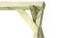 Altalena doppia con elemento di arrampicata 10 in LEGNO DI PINO, FSC® - Dimensioni: 303 x 180 cm (L x L)