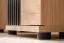 Set ingresso "Angvik" 3 pezzi | Rovere/Nero | Armadio, scarpiera con seduta imbottita, appendiabiti con 4 ganci