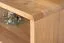 Comodino rovere massiccio naturale Aurornis 50 | 64 x 50 x 40 cm | Design moderno e robusto