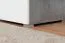 Scaffale cameretta Lede 06 | Grigio/Bianco | 190 x 45 x 40 cm | Design moderno e funzionale