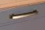Tavolino Lotofaga 14 | Grigio/Noce | 110 x 61 x 40 cm | Stile moderno | 1 cassetto Soft Close