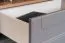 Mobile porta TV Lotofaga 06 | Grigio e noce | 52 x 151 x 54 cm | Design moderno e funzionale