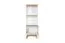 Scaffale Panduros 07 | Bianco pino e marrone rovere | 128 x 45 x 40 cm | Pratico e moderno