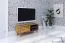 Mobile porta TV in rovere massello oliato | 48 x 120 x 40 cm | Design elegante e robusto