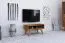 Mobile TV "Otago" 19 | Rovere massello selvatico oliato | 43 x 80 x 40 cm | Design elegante