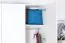 Armadio battente Siumu 39 | Bianco lucido | 224 x 317 x 56 cm | 7 ante, 6 cassetti | Design moderno