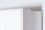 Armadio battente Siumu 38 | Bianco lucido | 226 x 322 x 60 cm | Illuminazione LED integrata