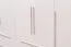 Armadio guardaroba con ante battenti Siumu 39 | Bianco lucido | 226 x 322 x 60 cm | Cornice elegante