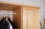 Armadio in legno di pino massiccio naturale 008 - Dimensioni 190 x 90 x 60 cm (H x L x P)