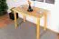 Tavolo rettangolare in pino massello naturale 001 | 75 x 110 cm x 60 | Design moderno e robustezza