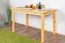Tavolo rettangolare in pino massello naturale 001 | 75 x 120 cm x 75 | Design moderno | Robusto