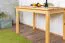 Tavolo rettangolare in pino massello naturale 001 | 75 x 120 cm x 75 | Design moderno | Robusto
