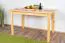 Tavolo rettangolare in pino massello naturale 001 | 75 x 120 cm x 75 | Design moderno | Robusto