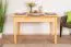 Tavolo allungabile in pino massello naturale 008 | Design moderno | 120/170 x 80 cm