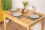 Tavolo allungabile in pino massello naturale 008 | Design moderno | 120/170 x 80 cm